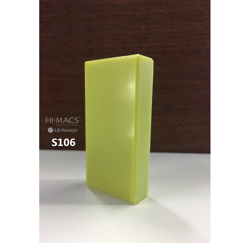  Đá  tủ bếp nhân tạo đơn sắc S106 Lemon Squash