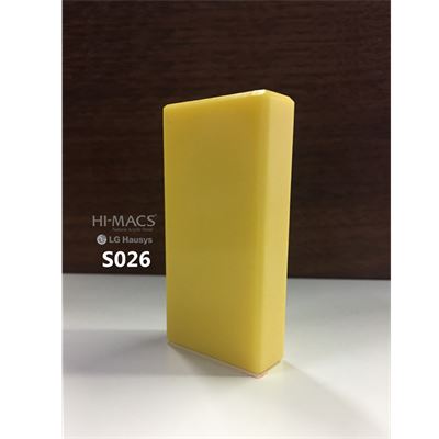 Đá ốp tủ bếp đơn sắc S026 Banana