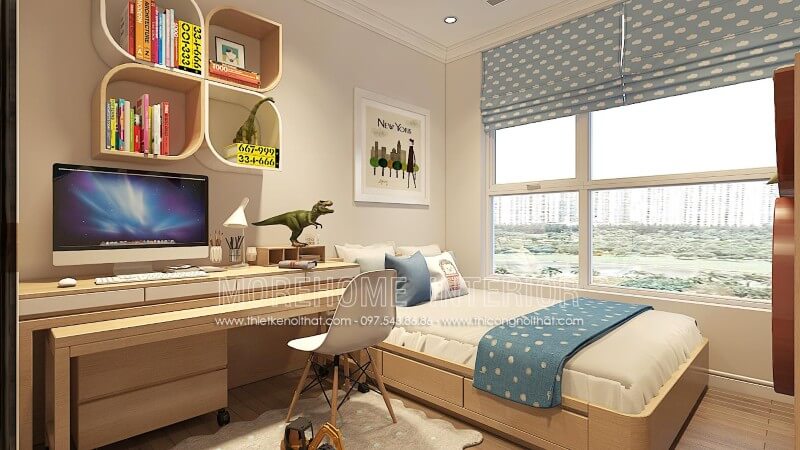 Giường ngủ chung cư hiện đại Giường ngủ chung cư hiện đại