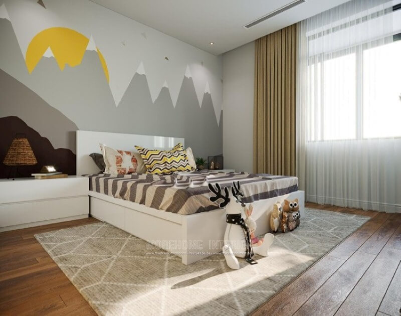 Giường cho bé gỗ acrylic cao cấp với gam màu trắng đơn sắc là một trong những xu thế tất yếu tăng kích thích thị giác vào các đồ chơi thông minh cho con. Mẫu nội thất biệt thự đẹp