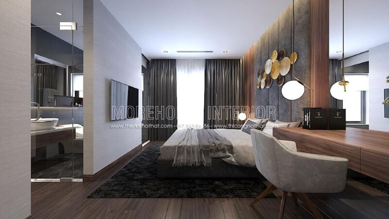 Thiết kế nội thất phòng ngủ khép kín hiện đại sang trọng là một trong những xu thế thiết kế nổi bật nhất hiện nay. Mẫu nội thất biệt thự đẹp