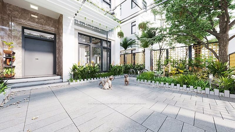 Thiết kế ngoại thất sân vườn biệt thự đẹp