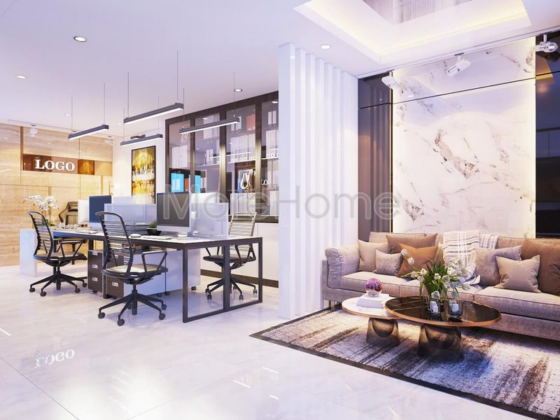 Mẫu sofa bọc nỉ cho phòng khách nhỏ, dùng để tiếp khách tạo lên sự sang trọng, tiện nghi