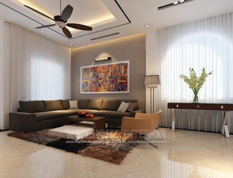 Bàn trà MH-HD014 gỗ tự nhiên trang trí phòng khách chung cư tiện nghi