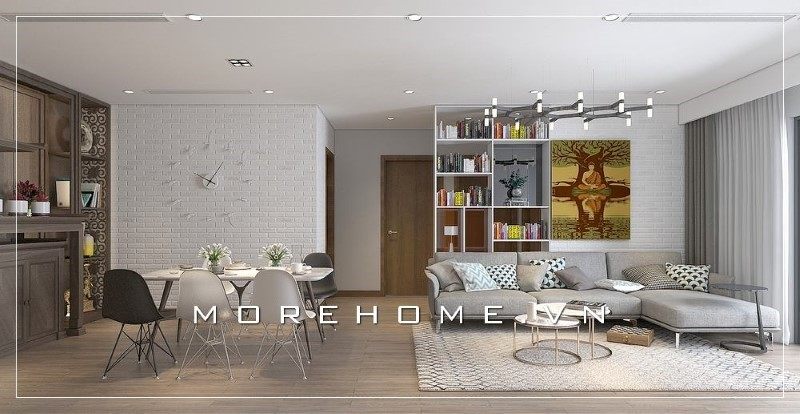Bộ bàn ăn với kiểu dáng thiết kế đơn giản nhưng luôn nhận được sự quan tâm tin tưởng và ủng hộ của số đông các hộ cư dân.