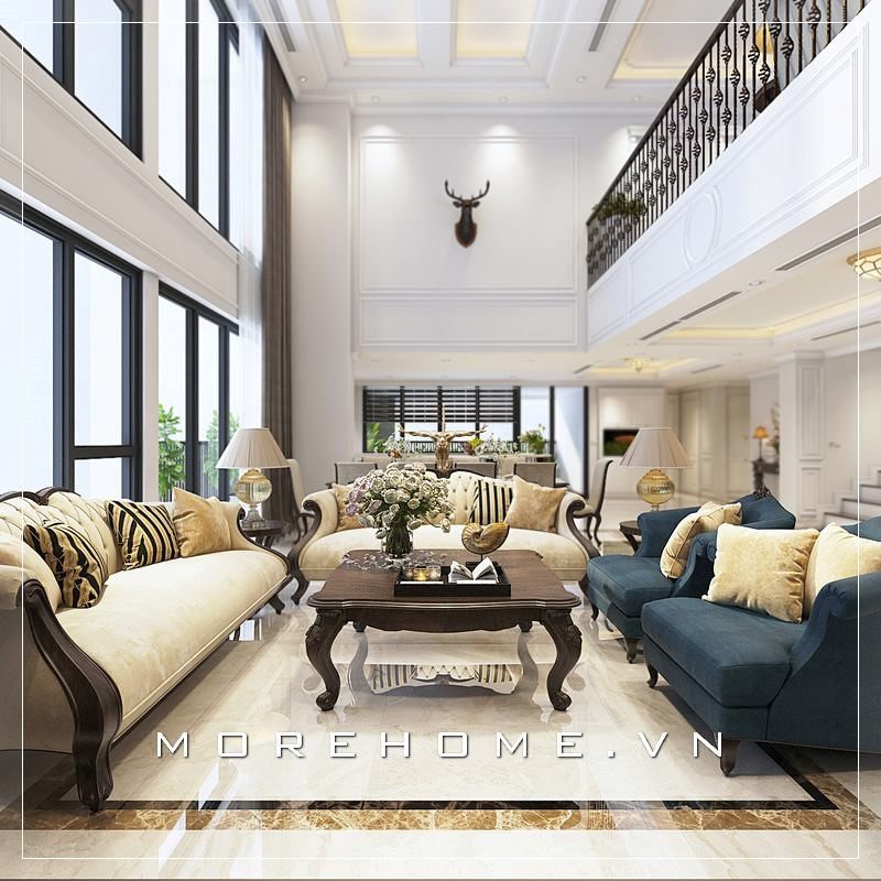 Sofa phòng khách đẹp luôn tạo ra ấn tượng tích cực trong mắt người xem.